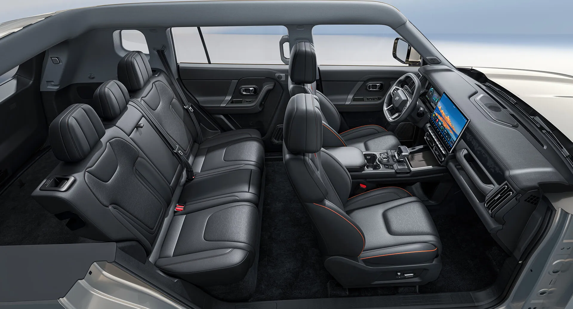 Spacious Passenger Area